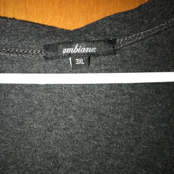 3X Dark Grey plain Tee Shirt 👚 - Picture 3 of 6